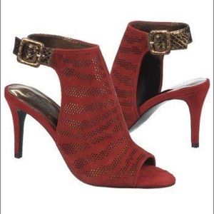 Carlos Santana Bannister Sandal, Red, Size 9